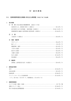 IV 添付資料