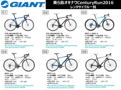 レンタルサイクルを申込む - 美ら島オキナワCentury Run 2015