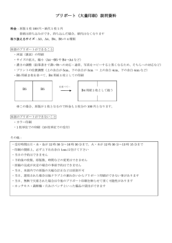 プリポート（大量印刷）説明資料