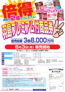 平成27年度羽島プレミアム付商品券は完売いたしまし