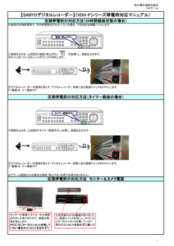 【SANYOデジタルレコーダー】（VDH