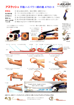 アスラッシュ 手動ハイパワー締め機 AT50-X