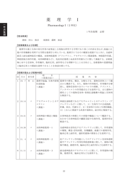 薬理学