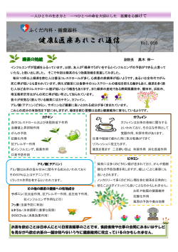 Vol10 緑茶の効能(2013.2月発行)