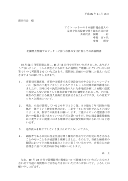 再質問書（PDF）
