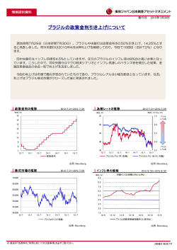 ブラジルの政策金利引き上げについて - 損保ジャパン日本興亜アセット