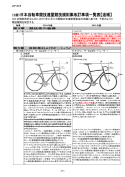 規則集改訂事項一覧2015追補