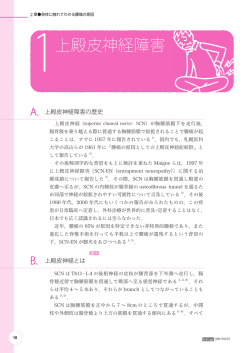 上殿皮神経障害