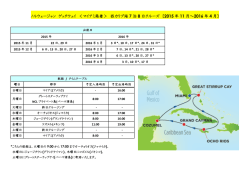 西カリブ海7泊8日クルーズ - ノルウェージャンクルーズライン