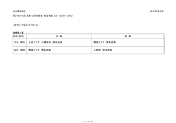 力丸 隆行 九州エリア 八幡支店 副支店長 関西エリア 堺支店長 出口