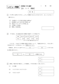 レビュー問題