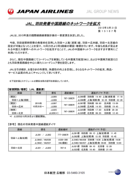 JAL Xxxxxxxx Xxxxxxxx