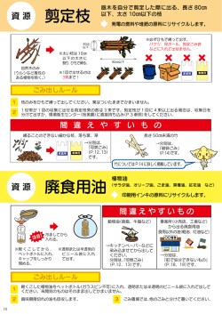 剪定枝、廃食用油（PDF：580.3KB）