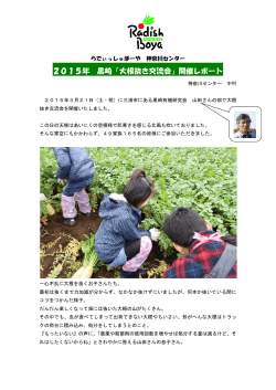 2015年 黒崎「大根抜き交流会」開催レポート