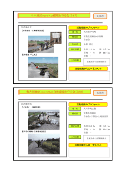 中木地区（なかぎちく）環境を守る会（587） 鬼古賀地区（おにこがちく