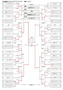 決勝トーナメント結果 - 道塚ドリームウイングス
