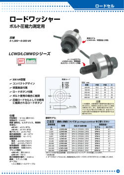 ロードワッシャー