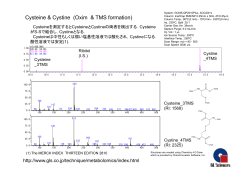 Cysteine & Cystine (Oxim & TMS formation)