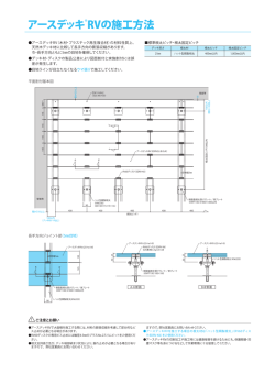アースデッキ&reg;RVの施工方法