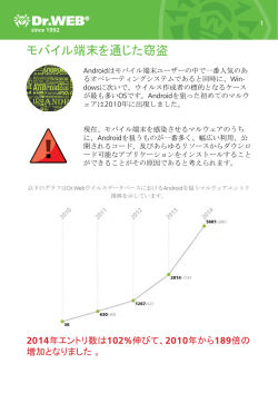 モバイル端末を通じた窃盗
