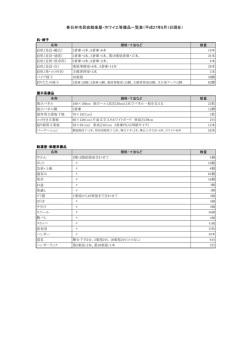 楽屋・ホワイエ等備品一覧表（PDFファイル：120KB）