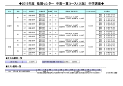 中高一貫 中1～中3講座編成表はこちら（PDF）