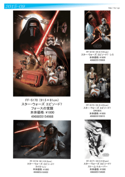 FF-5170 （91.5&times;61cm） スター・ウォーズ エピソード7 フォースの覚醒