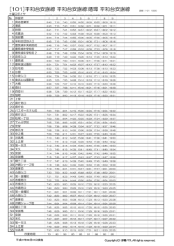 具志営業所発 土曜