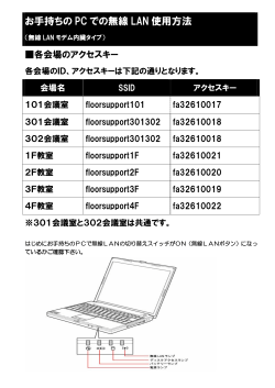 無線LANご利用マニュアル