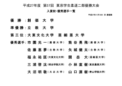 三 浦 啓 汰 小 林 直 樹 大 沼 明 敬 山 口 源 樹 佐