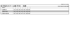 女子短大スクール線(平日) 往路