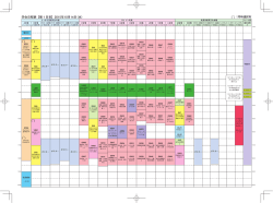 学会日程表【第1日目】2015年10月14日（水）