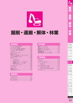 掘削・運搬・解体・林業