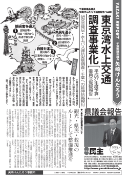 2期目の任期の最終議会で 矢崎提言