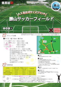 勝山サッカーフィールド 勝山サッカーフィールド