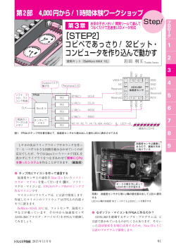 ［STEP2］ コピペであっさり！ 32ビット・ コンピュータを作り込んで動かす
