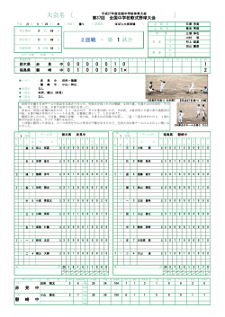 試合詳細  - 福島県中学校体育連盟