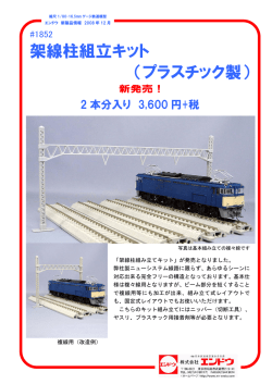 架線柱組立キット （プラスチック製）