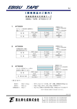 高機能環境対応両面テープ