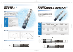 DEFI2-DHG & DEFI2-D 圧力 DEFI2-L
