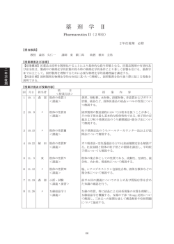 薬剤学II