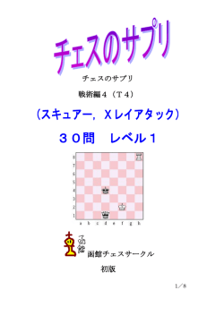 （スキュアー，Xレイアタック） 30問 レベル1
