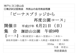 開催日 平成27年 6月21日（日）