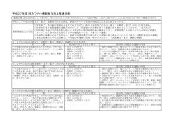 H27 体力つくり・運動能力向上推進計画