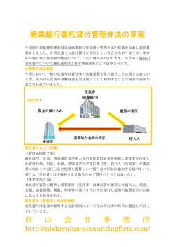 商業銀行委託貸付管理弁法の草案
