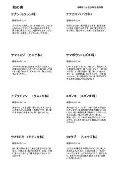 花図鑑秋の実PDFファイル