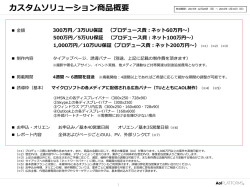 カスタムソリューション商品概要 - Microsoft Advertising