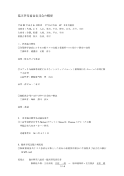 公開用議事録