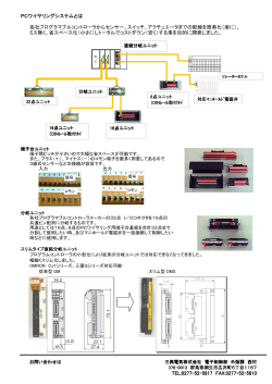 PCワイヤリングシステムとは 各社プログラマブルコントローラ