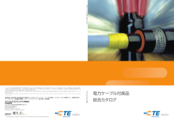 電力ケーブル付属品 総合カタログ - TE Connectivity